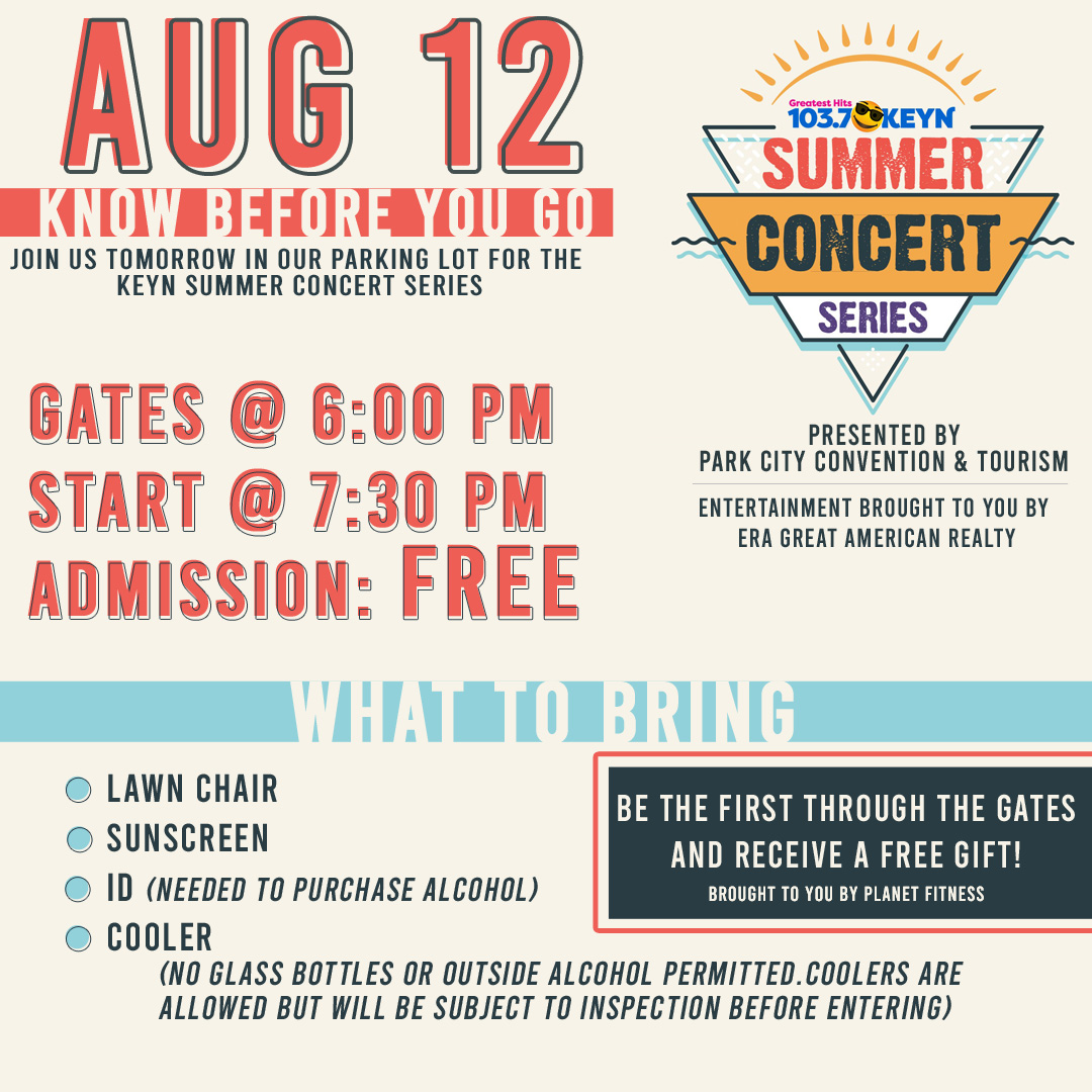 KEYN Summer Concert Series at Hartman Arena Park City, Kansas Chamber